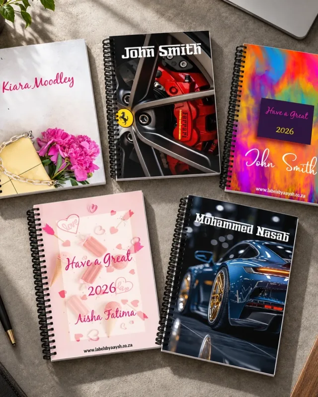 Personalised Notebooks