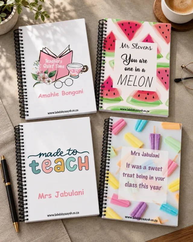 Teacher Appreciation Notebooks