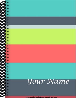 Personalised Notebooks design Np21