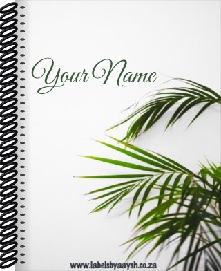 Personalised Notebooks design Np33