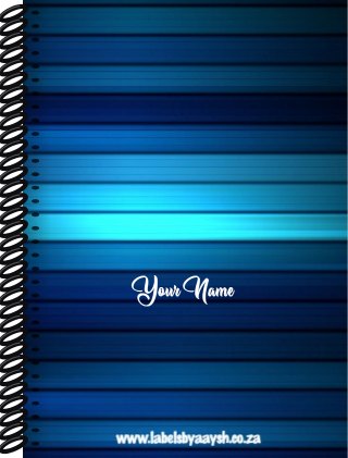 Personalised Notebooks design Np35