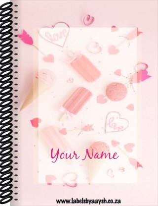 Personalised Notebooks design Np47