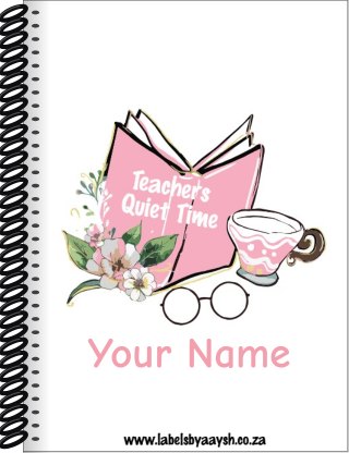 Teacher Appreciation Notebooks design Np54