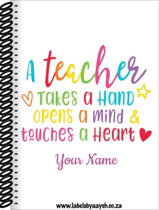 Teacher Appreciation Notebooks design Np56