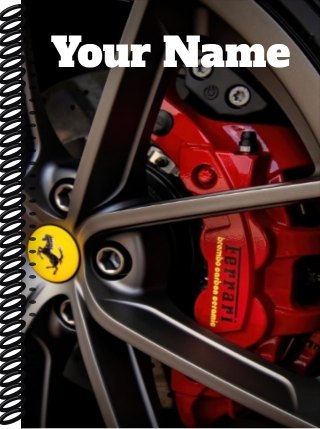 Personalised Notebooks design Np6