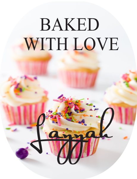 Oval Kitchen Labels design KO11