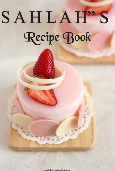 Personalised Recipe Books design RB18