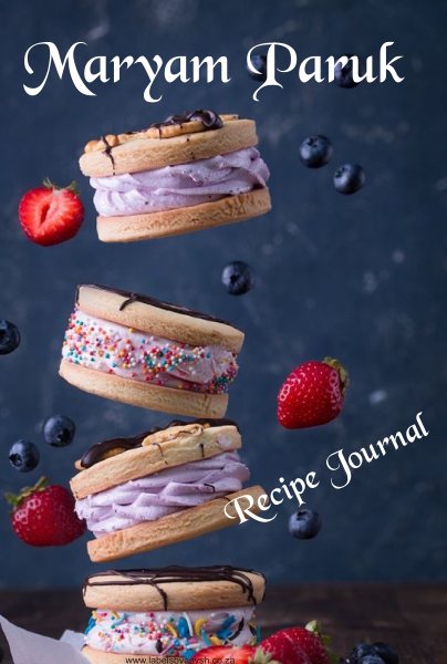 Personalised Recipe Books design RB6