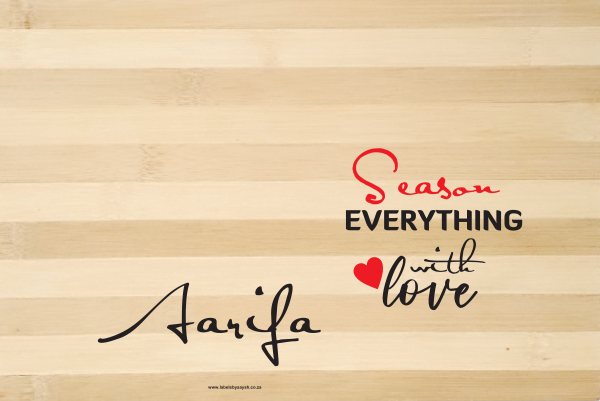 Personalised Wooden Boards design WB15