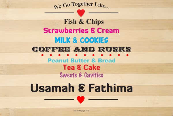 Personalised Wooden Boards design WB16