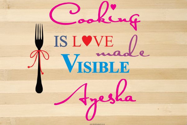Personalised Wooden Boards design WB7