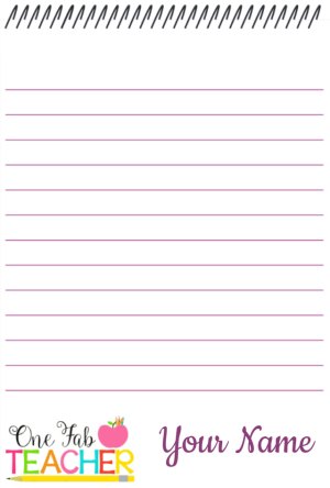 Custom Notepads design PNP14